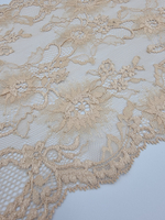 Кружево эластичное бежевое К795 21 см