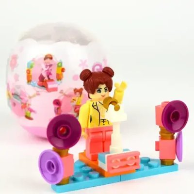 Игрушки в капсуле 75 мм Конструкторы «Пляжная вечеринка» 12 шт