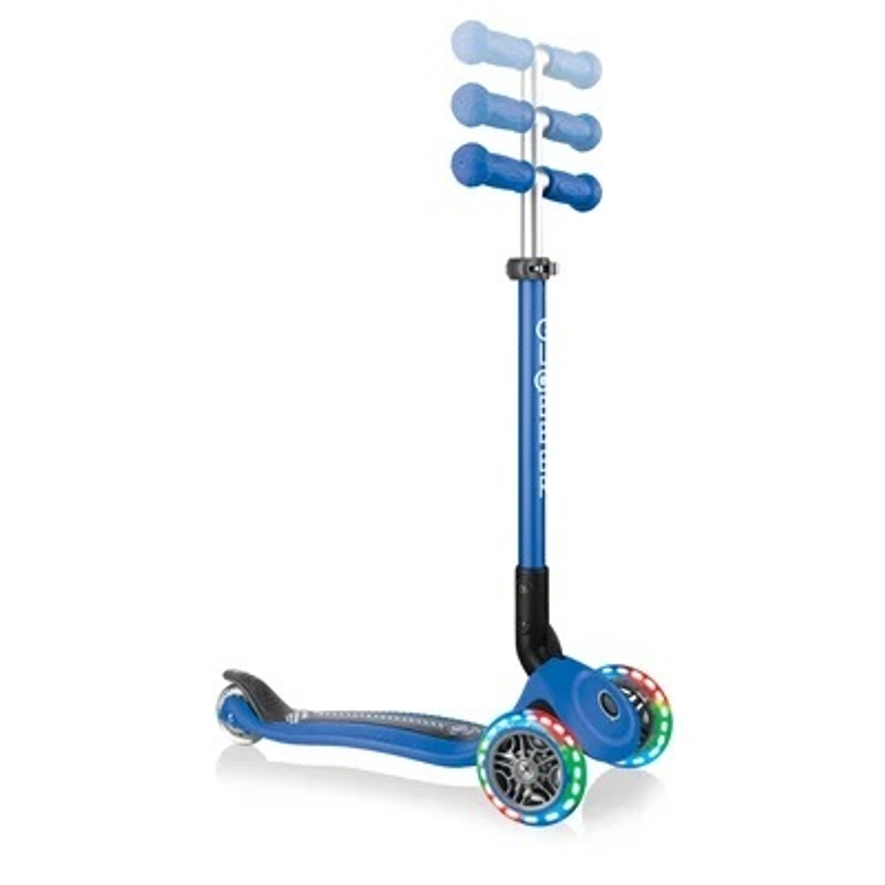 Самокат Globber Primo Foldable Fantasy Lights синий