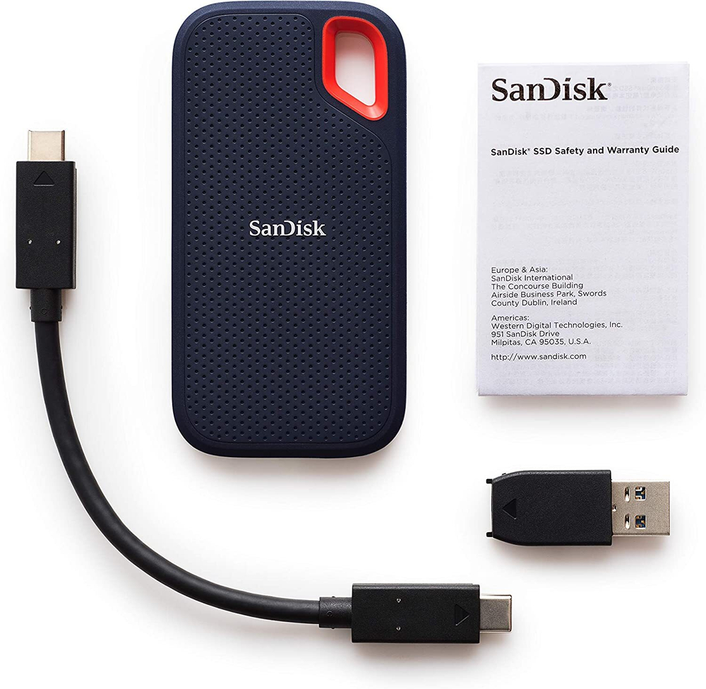 Накопитель SanDisk Extreme SSD USB 3.1 Gen 1 Type-C 250 ГБ