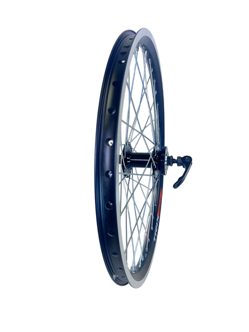 Колесо переднее 20" TRIX ал. дв. чер. / Втулка: ал. ДИСК эксц. черный 14664