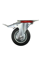 КОЛЕСО С ДВОЙНЫМ ТОРМОЗОМ WDB100 100ММ 1ШТ