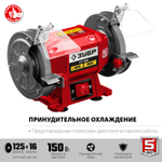 ЗУБР d 125 мм, 150 Вт, заточной станок (СТ-125)