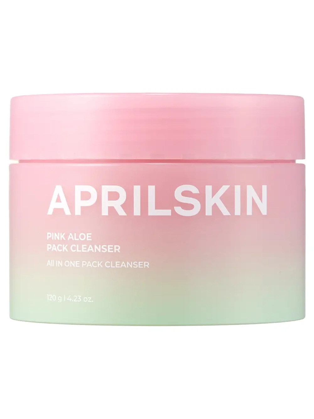 APRILSKIN Двухфазное средство: очищающий бальзам и пенка c розовым алоэ Pink Aloe Pack Cleanser 120 гр