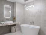 Плитка настенная Azori Cemento 31.5x63 см 1.59 м² матовая цвет серый