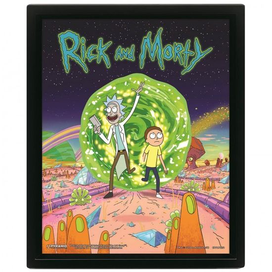 3D картина Rick and Morty Portal EPPL71251