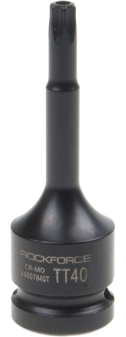 Головка-бита TORX ударная 1/2", TH40 с отверстием ROCKFORCE RF-24607840T