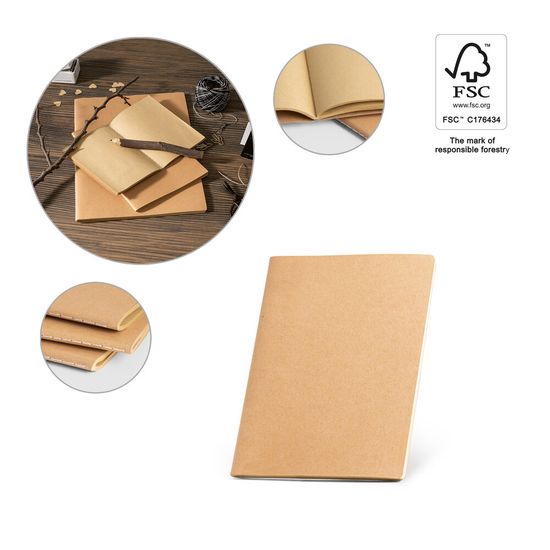 ALCOTT A5. Блокнот формата А5 с картонной обложкой (250 г/м²)
