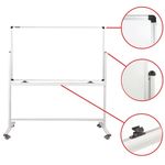 Доска магнитно-маркерная НА СТЕНДЕ 120х180 см, 2-сторонняя, ГАРАНТИЯ 10 ЛЕТ, BRAUBERG Premium, 236927