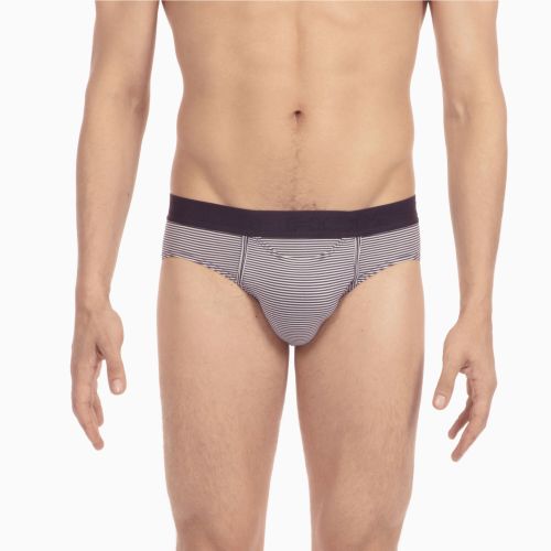 Мужские трусы брифы в темно-синюю полоску HOM SIMON Mini Briefs HO1 359852_4000RA