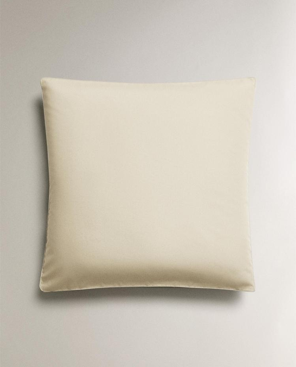 ZARA HOME НАВОЛОЧКА ИЗ ХЛОПКА ПЕРКАЛЬ (300 НИТЕЙ), ЭКРЮ