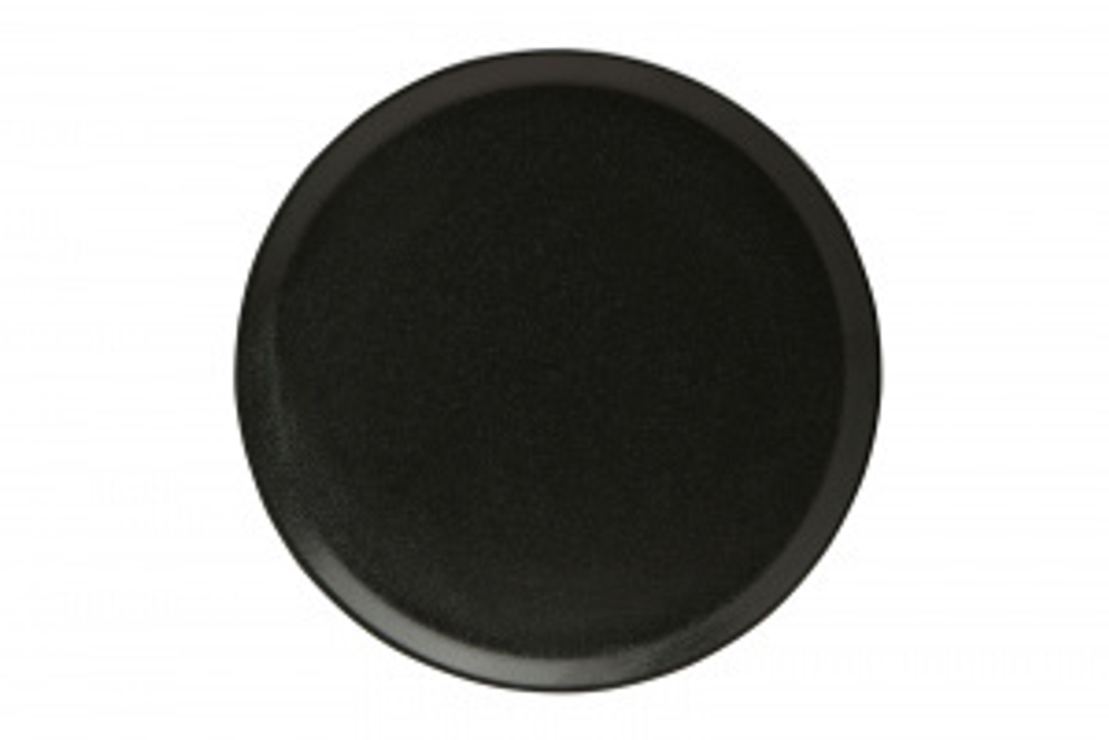 Тарелка для пиццы 28 см фарфор цвет черный Seasons