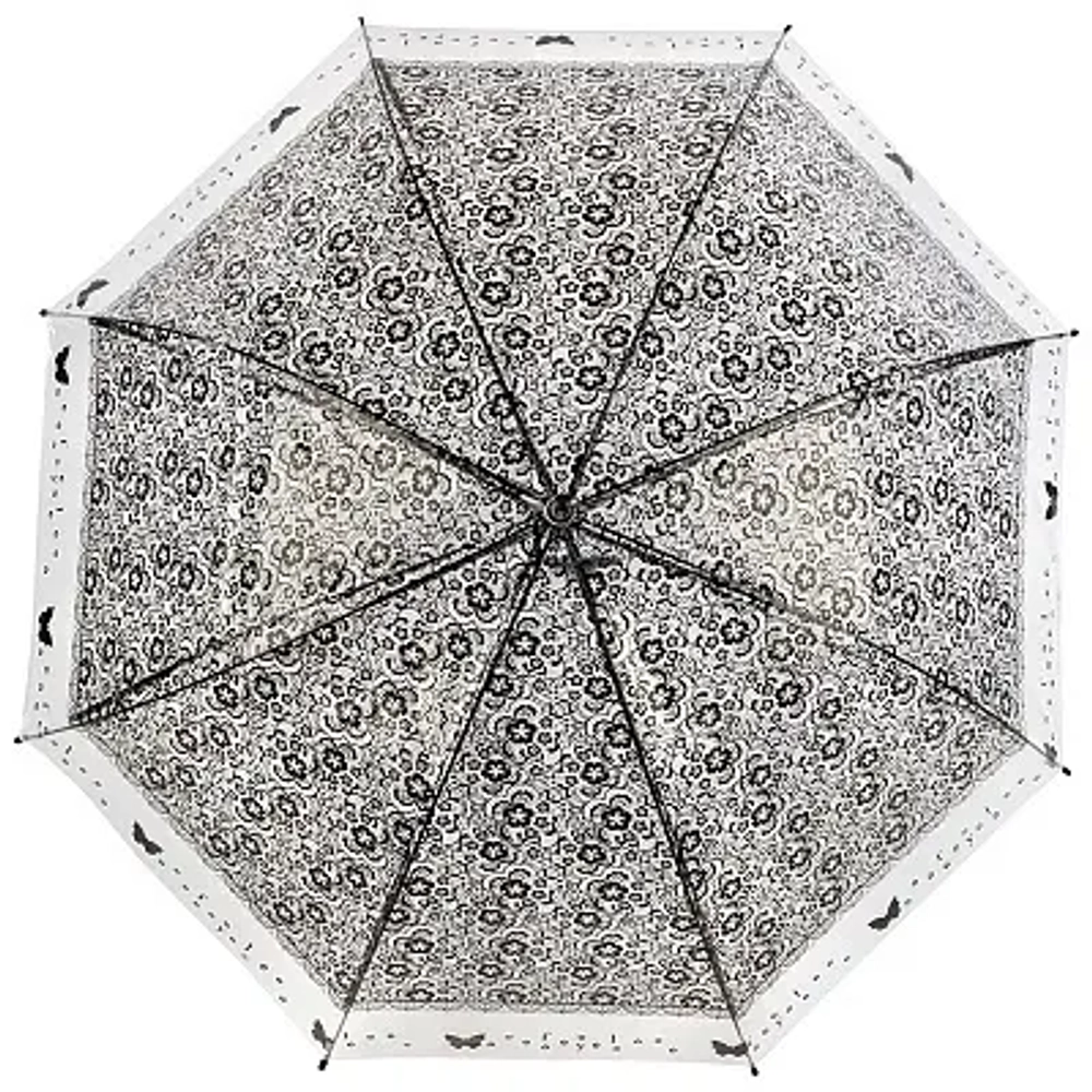 Зонт-трость полуавтоматический 90см «BASIC» черный