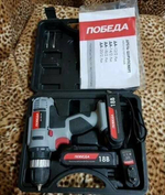 Аккумуляторная дрель-шуруповерт Победа ДА-18/2 Ли