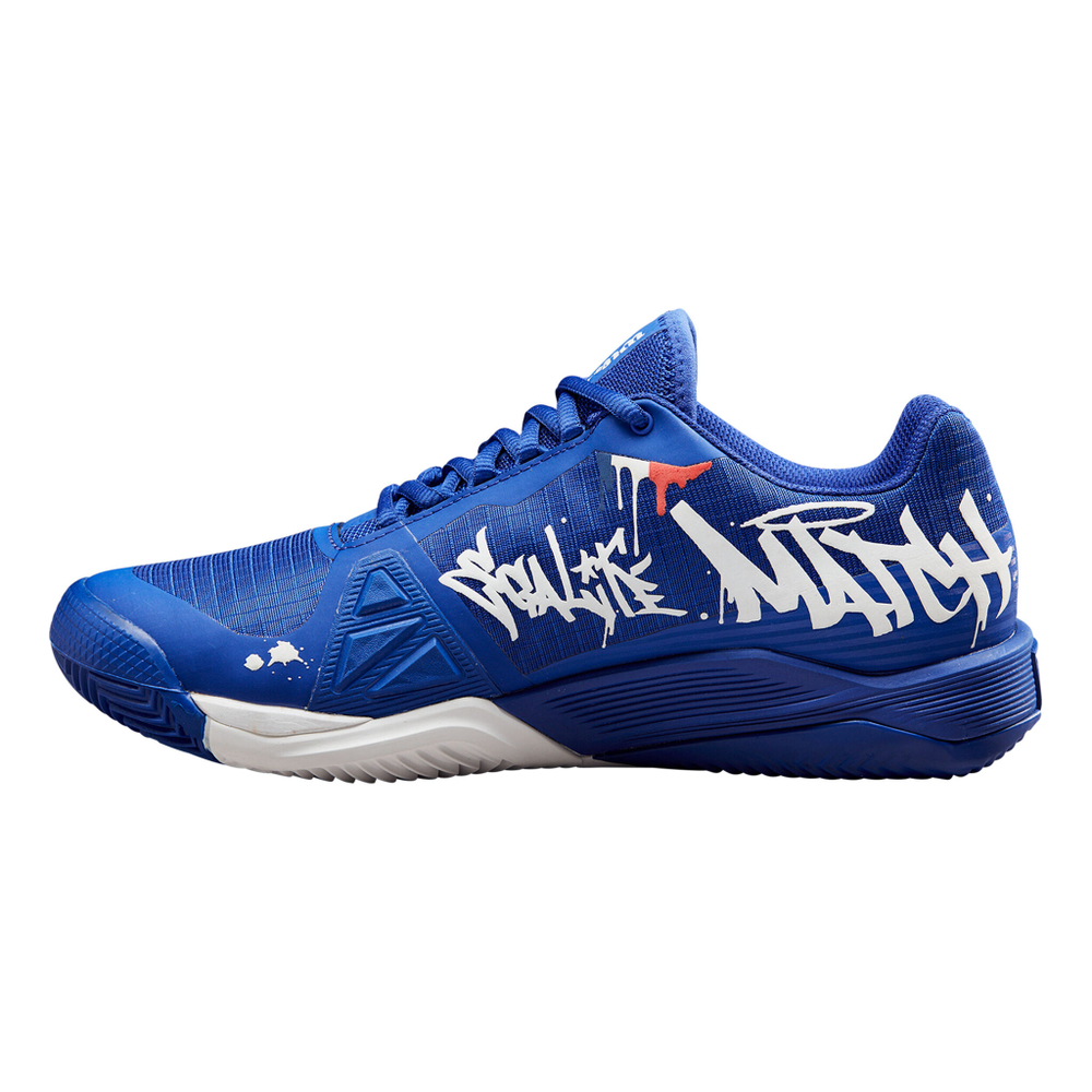 Мужские теннисные кроссовки Wilson Rush Pro 4.0 Hope Paris Clay Court Shoe Men - Blue, White
