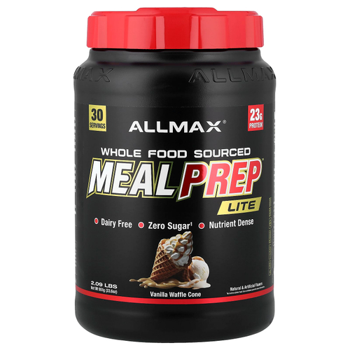 ALLMAX, Meal Prep™ Lite, вафельный рожок с ванильным вкусом, 951 г (2,09 фунта)