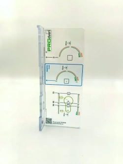 Шаблон для разметки отверстий замков и ручек