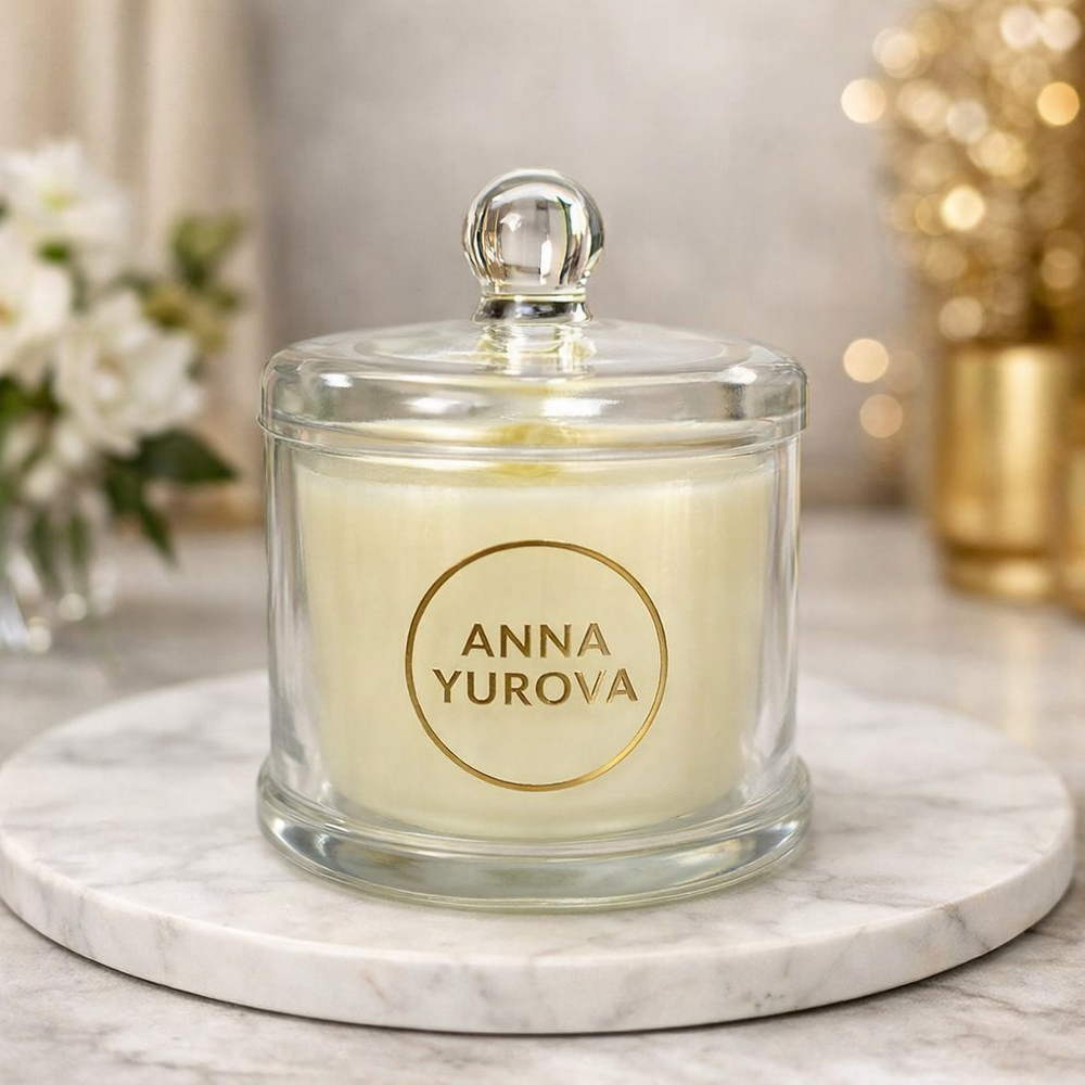 Арома-свеча «Солнечный кристалл»: стиль и уют