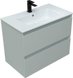 Тумба с раковиной Allen Brau Eclipse 1.E1002.PWM 80 рapyrus white matt