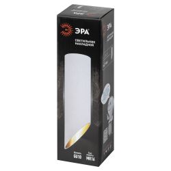 Светильник накладной ЭРА OL27 WH под лампу MR16 GU10 белый | Накладные светильники