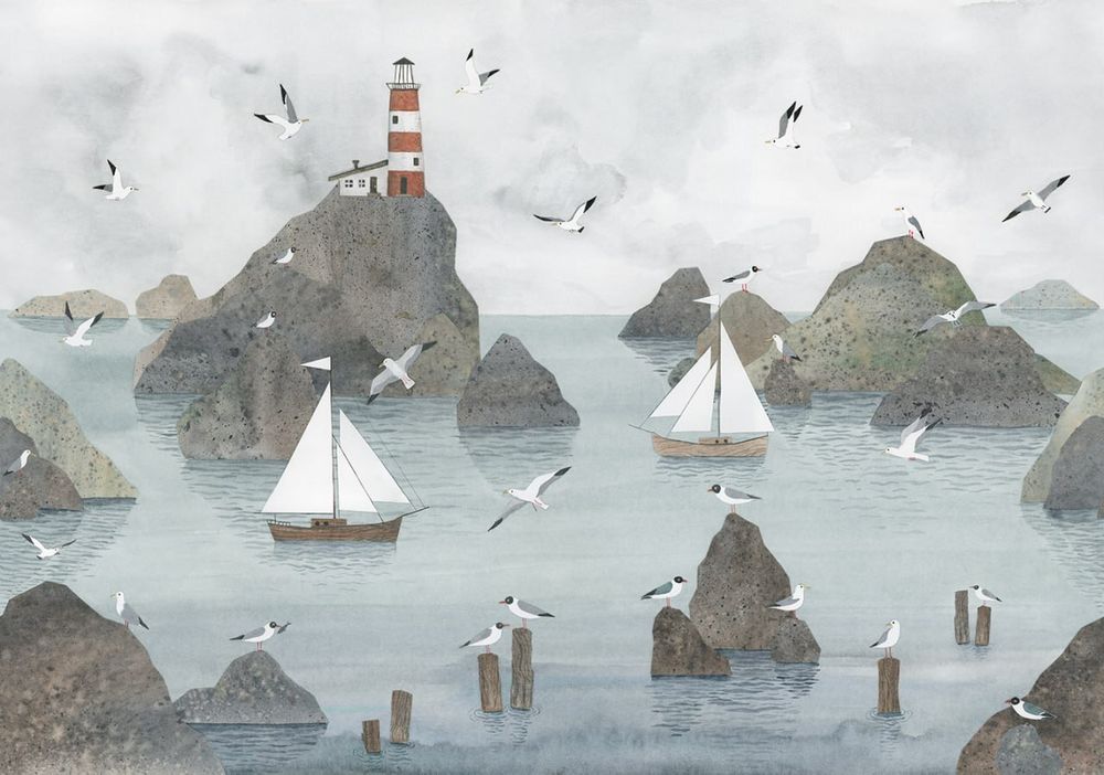 Бесшовная фреска ECO текстиль LIGHTHOUSE, 2,7 м (Ширина 4 м)