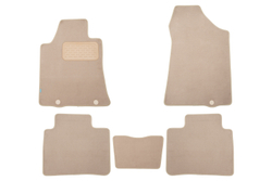 Коврики в салон для NISSAN Teana 2014-2020, седан, 5 шт. (текстиль, бежевые) KLEVER04364222112KH