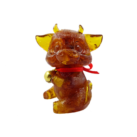 Бычок сидит