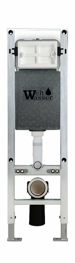 Унитаз с инсталляцией WeltWasser AMBERG 350 ST + MERZBACH 043 MT-BL + AMBERG RD-WT