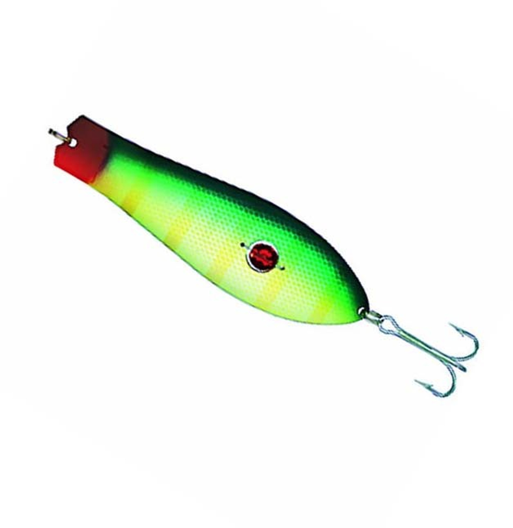 Блесна Kuusamo Professor 0 130/44, цвет GR/FYe/S-S