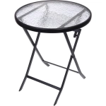 Стол складной круглый «Дачная симфония» DS-R60G, 60*70 см, черный