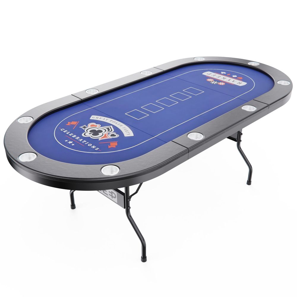 Игровой стол – покер DFC RAYKEEP 84&amp;quot;, на 10 мест, складные ножки