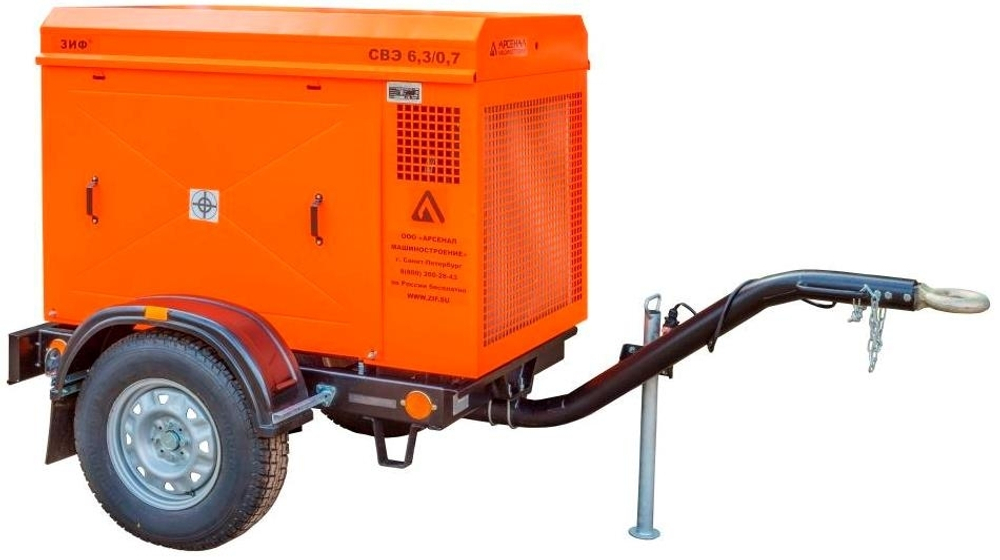 Станция компрессорная электрическая ЗИФ-СВЭ-3,0/0,7 в кожухе