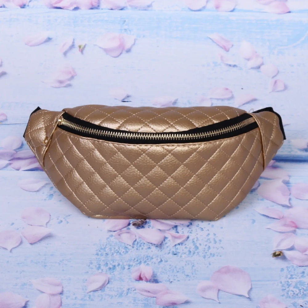 Сумка на пояс из искусственной кожи «Elements - Street», цвет золото, 29*13см