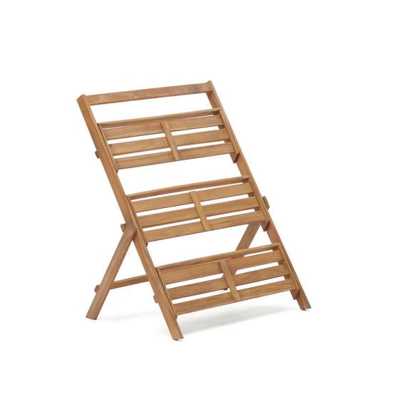 Уличный стеллаж Victora из массива акации, 70x85 см