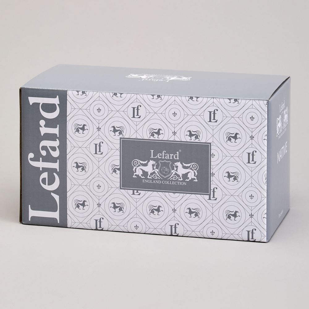 НАБОР САХАРНИЦ LEFARD "NATIVE" 2 ШТ. 10*10 СМ 300 МЛ НА ДЕРЕВ. ПОДСТАВКЕ