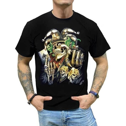 Футболка Джокер с пиковым тузом и кубиками (S)