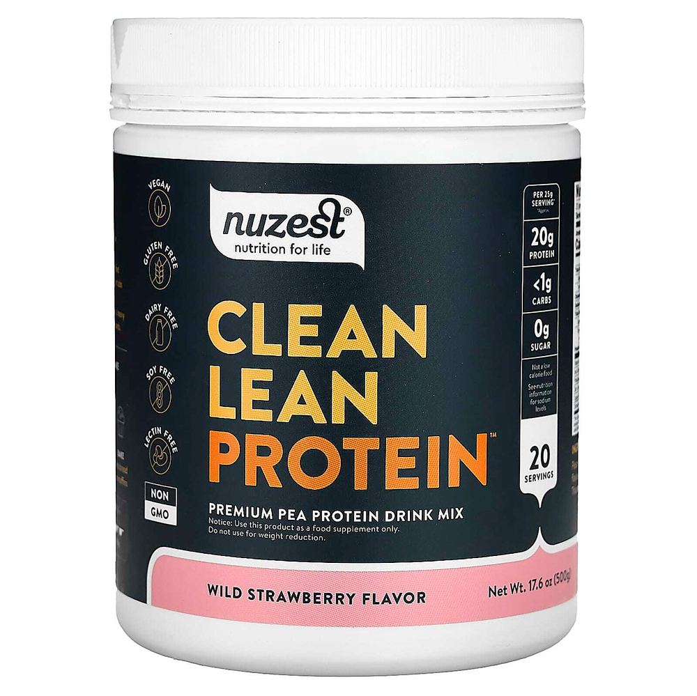 Nuzest, Clean Lean Protein, лесная клубника, 500 г (17,6 унции)