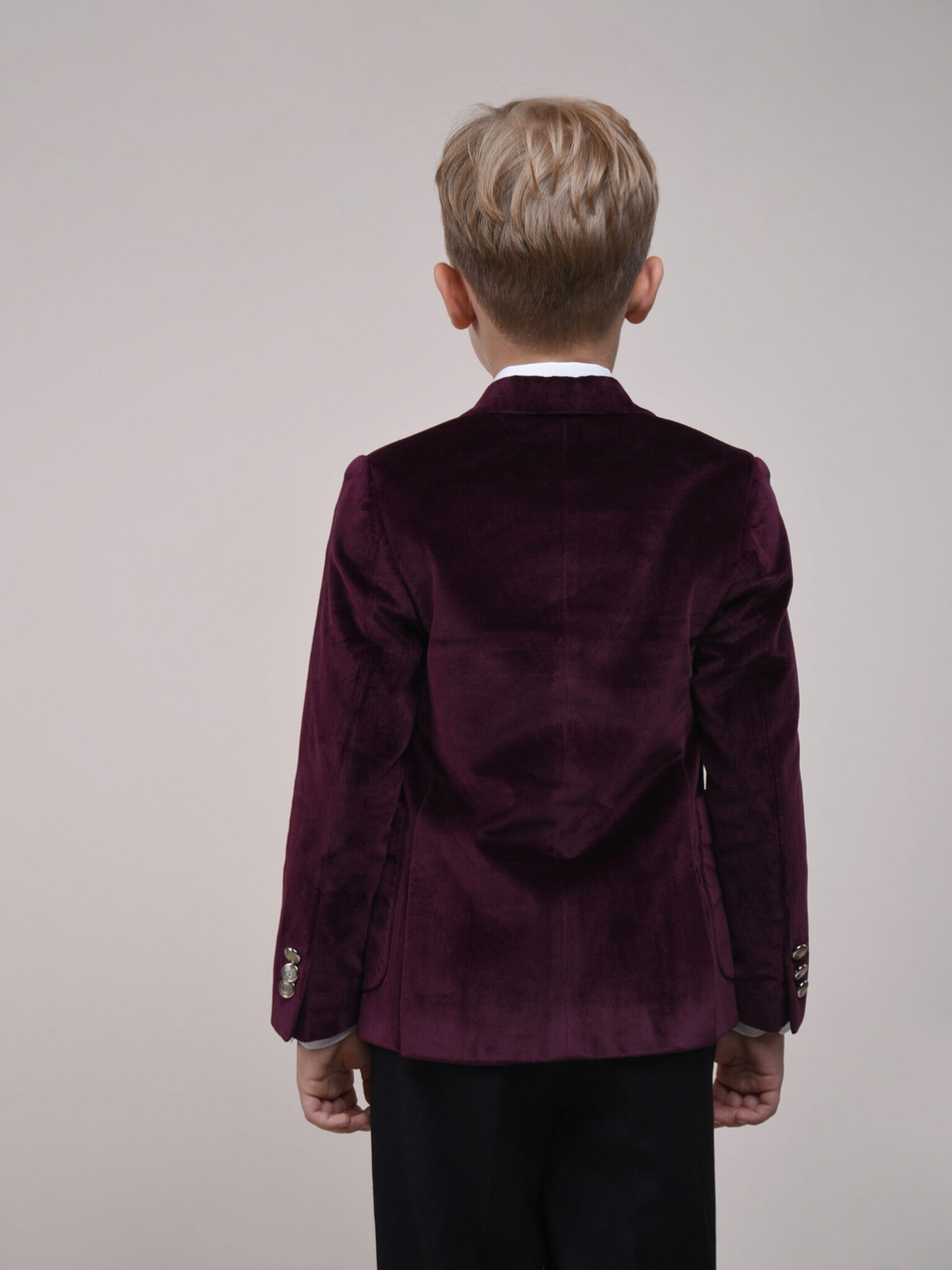 Пиджак для мальчика из бархата