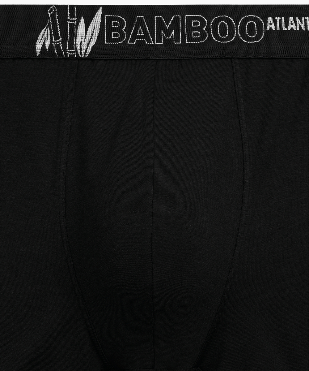 Мужские трусы шорты Atlantic, набор из 3 шт., бамбук, зелёные, чёрные, сине-зелёные, 3MH-231