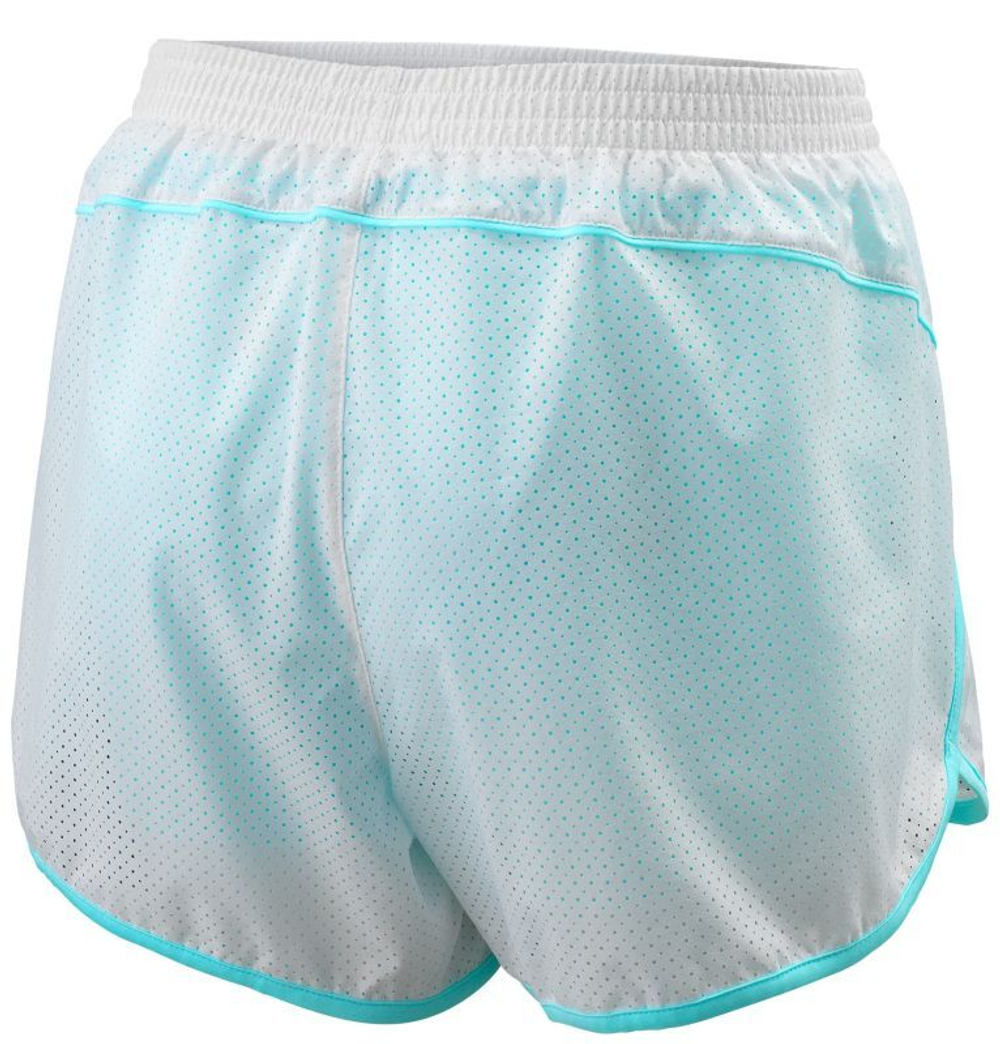 Женские Шорты теннисные Wilson W Competition Woven 3.5 Short - white/island параdise