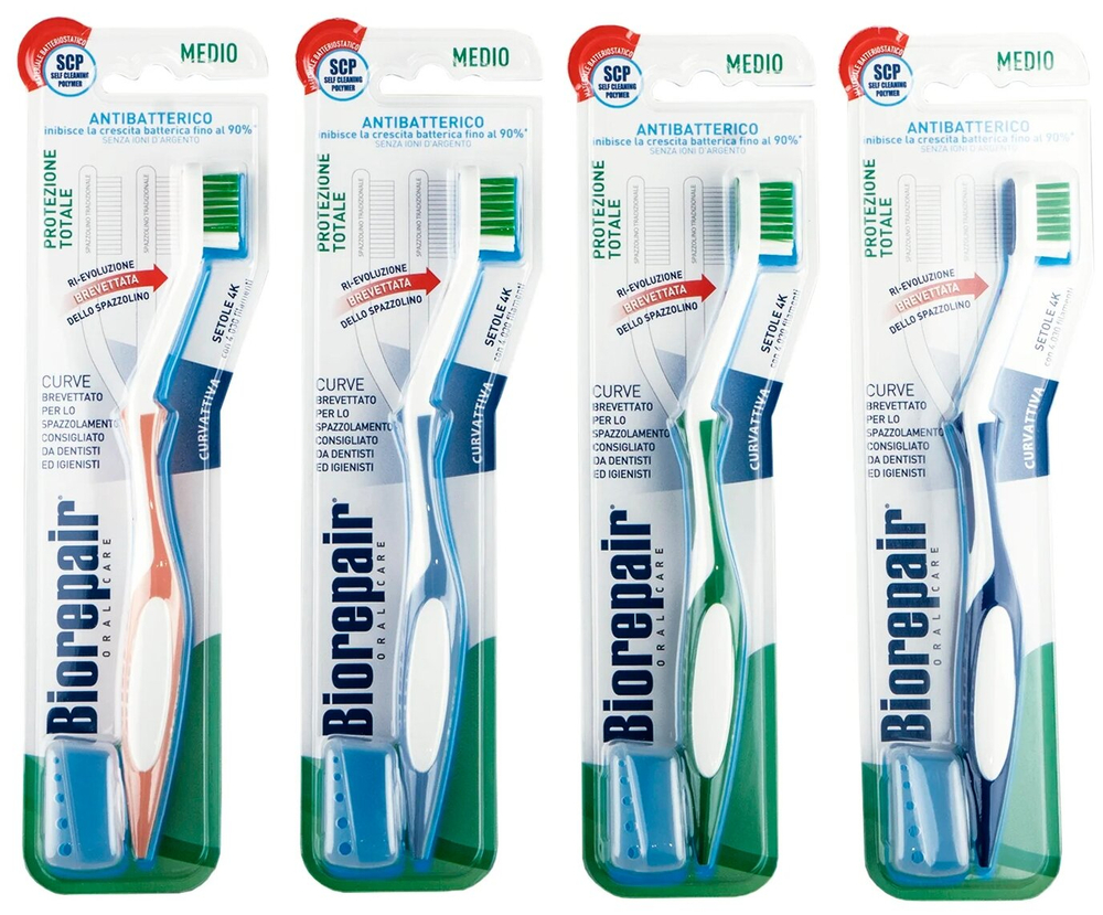Щетка зубная BioRepair Total Protection medium