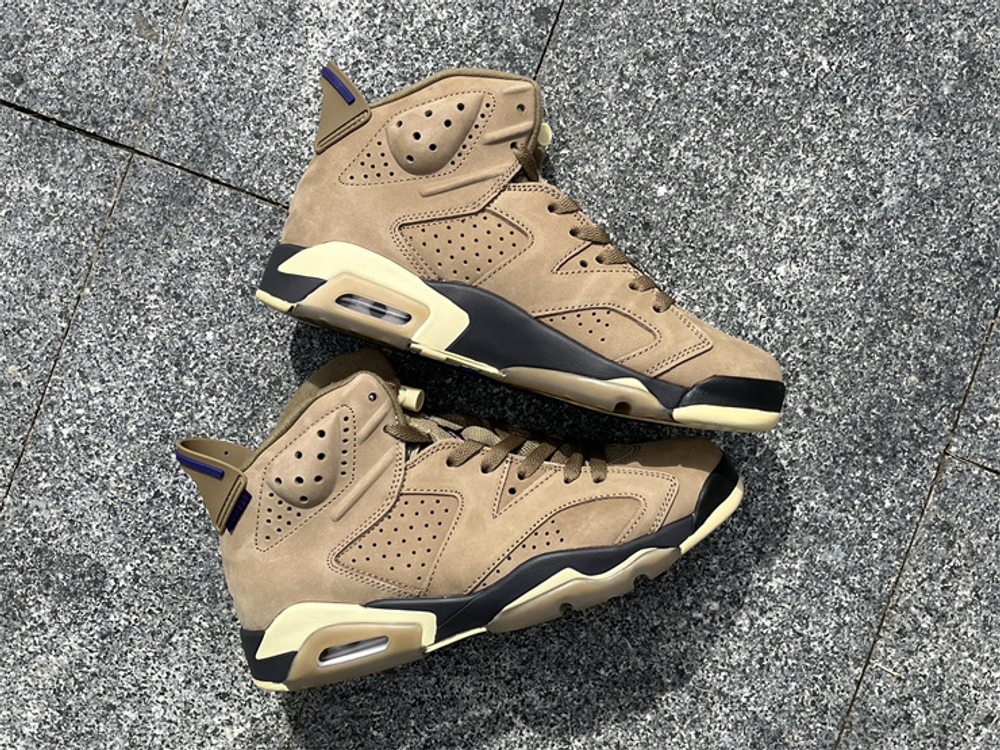 Air Jordan 6 Gore-Tex “Brown Kelp” ：FD1643-300