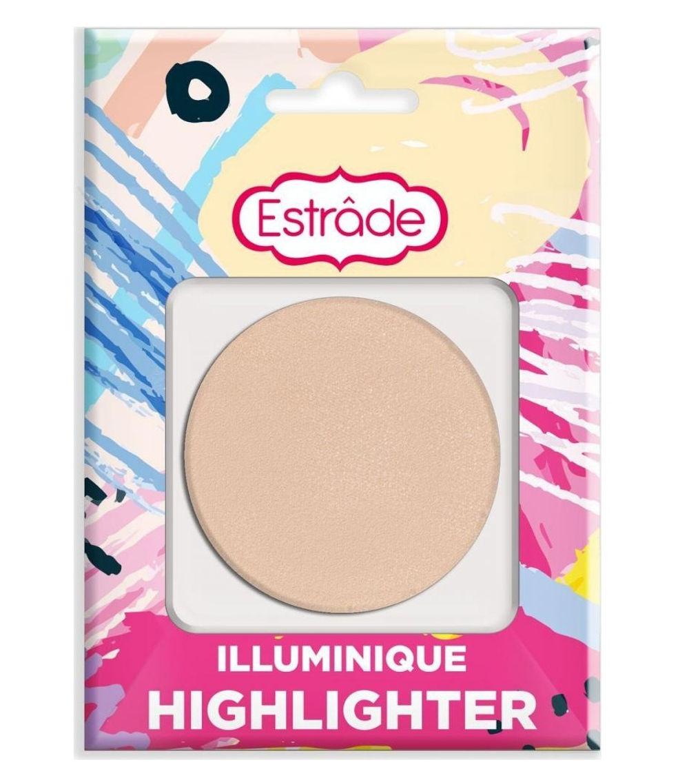 Estrade Хайлайтер для лица Illuminique Highlighter Иллюминик, тон №310, Золотое сияние, в блистере