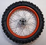 Колесо заднее в сборе (110/100-18") под ось Ф15мм Мотоцикл Kugoo JL300