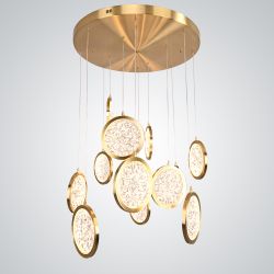 Дизайнерская Подвесная Люстра Луна Lighting Collection D70 By Imperiumloft