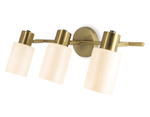 TR3972/3 BS/FR латунь/белый матовый  E27*3 max 40W 460*80*140