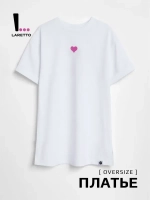 Платье футболка детская трикотажное оверсайз