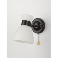 Бра светильник Rivoli Aemilia 9185-401 настенный 1хЕ27 60 Вт модерн с выключателем | Rivoli