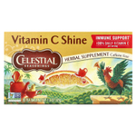 Celestial Seasonings, Vitamin C Shine, без кофеина, 20 чайных пакетиков, 47 г (1,6 унции)