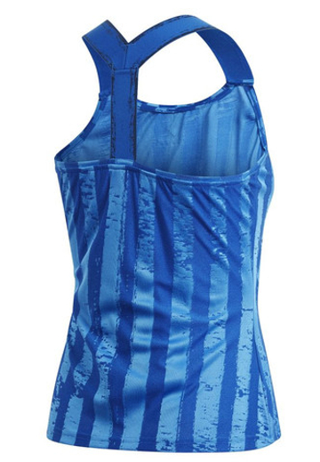 Женский топ теннисный Adidas Y-Tank ENG W - небесный